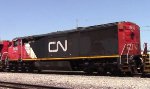 CN 2415 was involved in a derailment. Here it is now